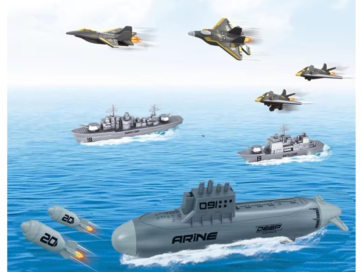XXL MEGA SET BOAT SUBMARINE SHIP AIRCRAFT CARRIER 3X PLANE FOR BATH Brand Zutto