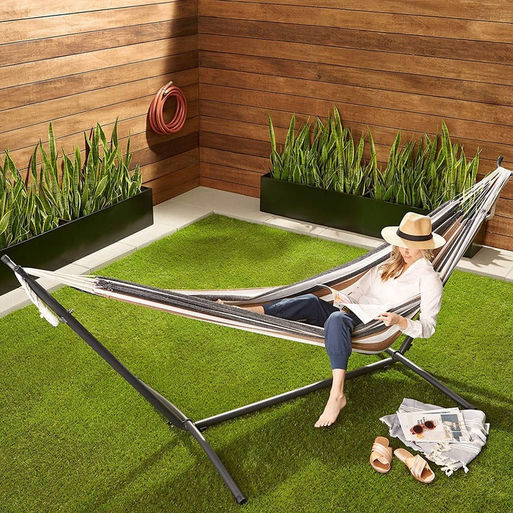 XXL PREMIUM GARDEN HAMMOCK + STRONG STEEL FRAME Manufacturer code VIOLAHAMAK