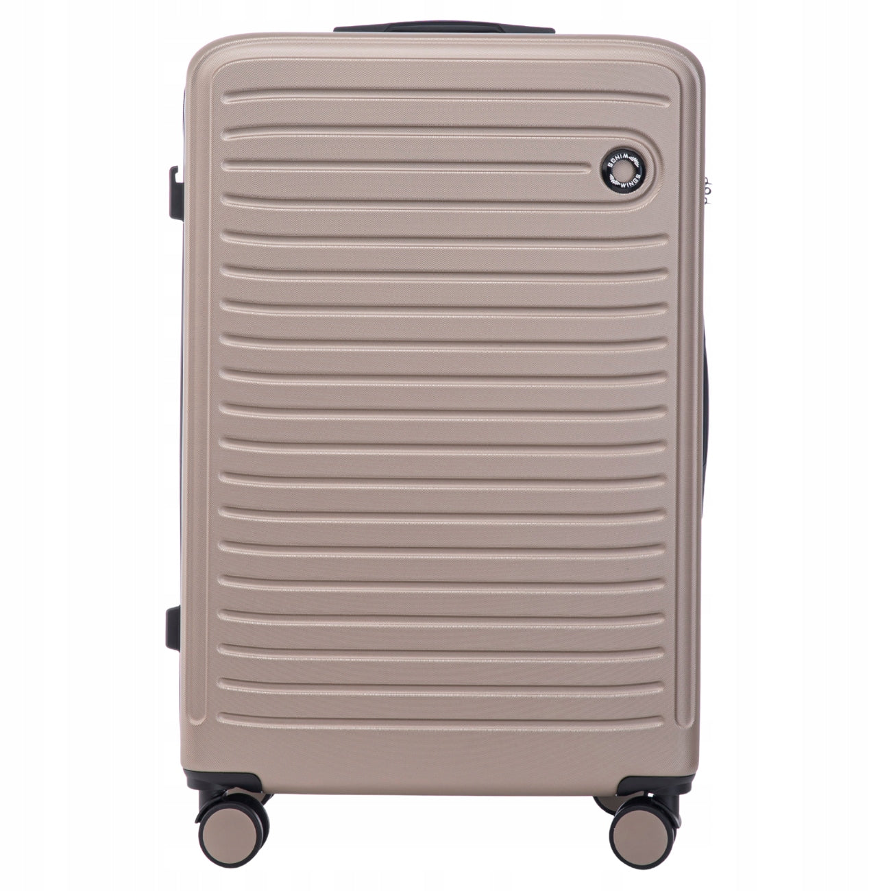 XXL suitcase with ABS on 4 wheels hard travel luggage for holidays WINGS Packaging status original