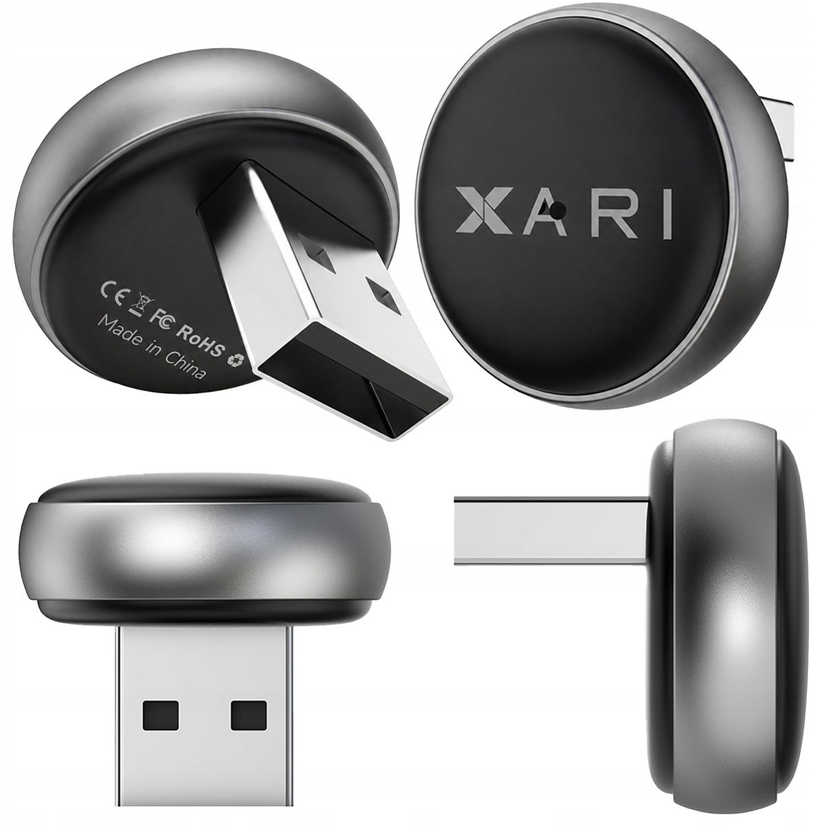 Xari CP03 Wireless Mini Adapter CarPlay Android Auto USB-A USB-C Manufacturer code CP03