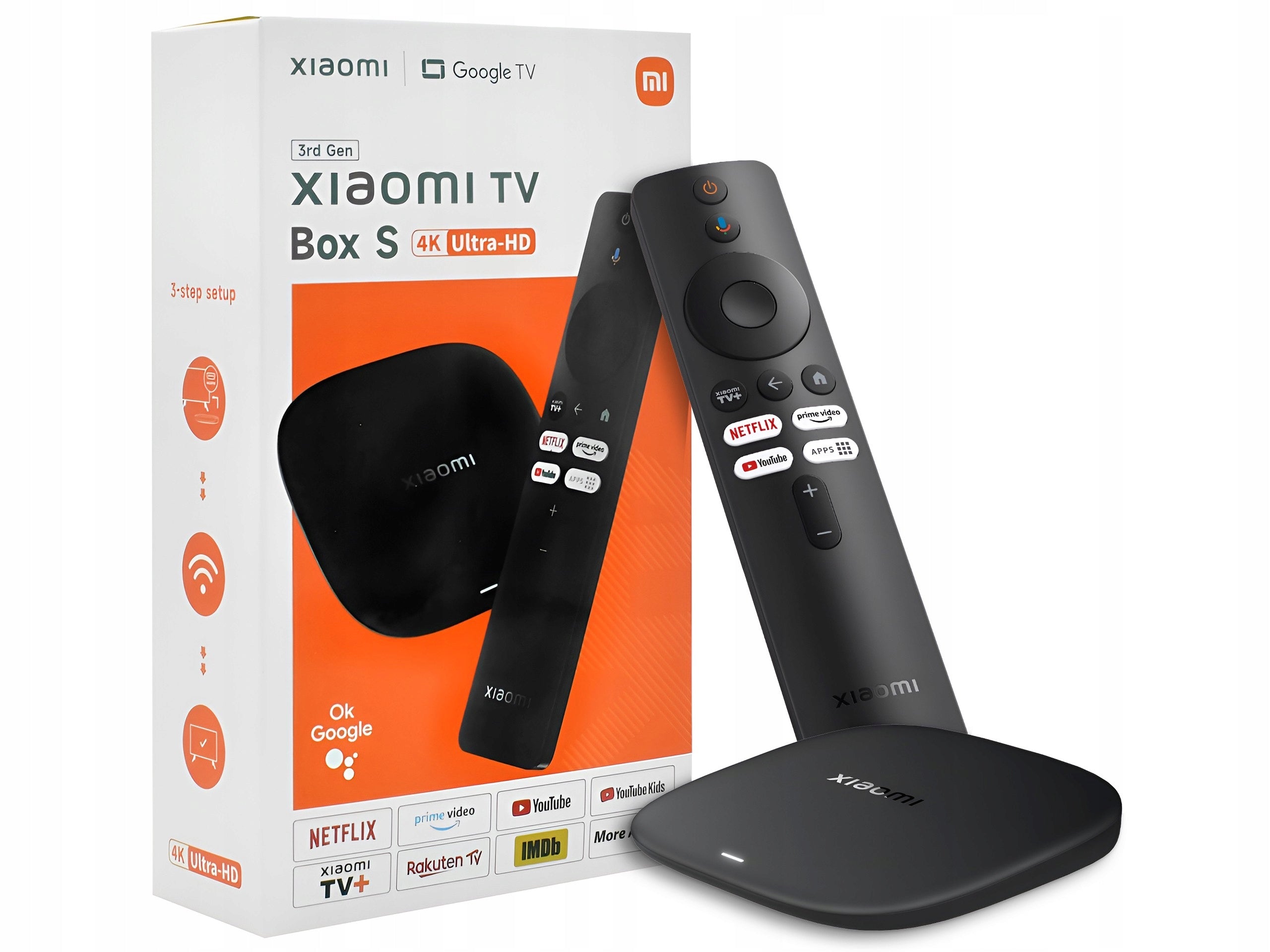 Xiaomi Smart TV 4K WiFi HDMI USB Chromecast 32 GB Media Player EAN (GTIN) 5907038551878