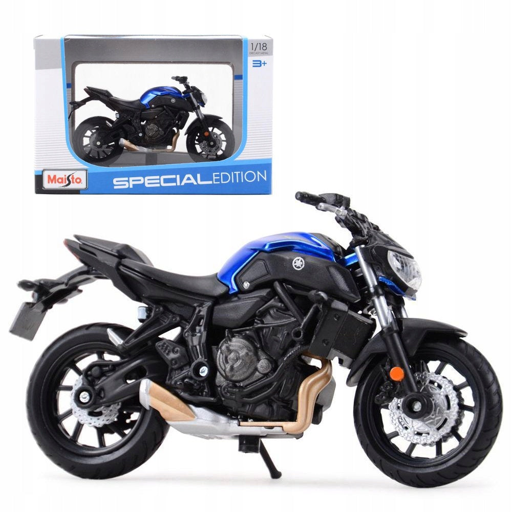YAMAHA MT-07 motorcycle model scale 1:18 Maisto