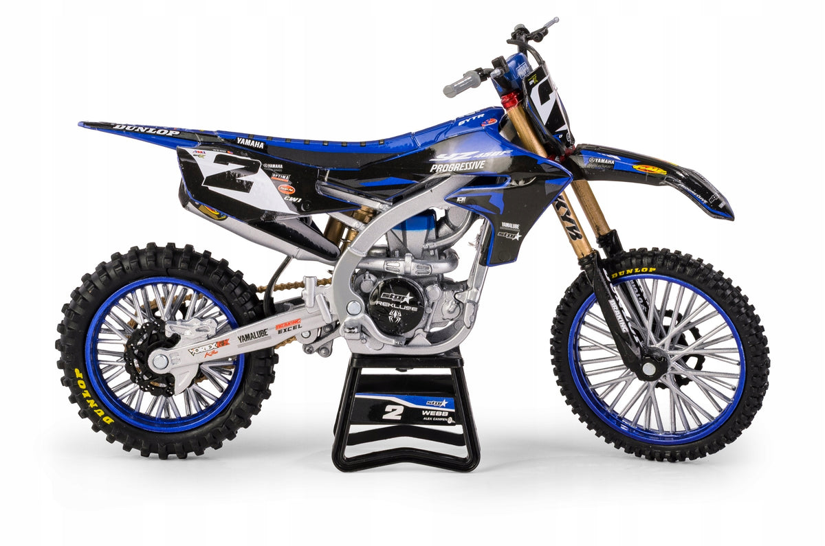 YAMAHA YZ450F STAR BIKE 2022 COOPER WEBB NO.2 SCALE 1:12 Manufacturer code M-627