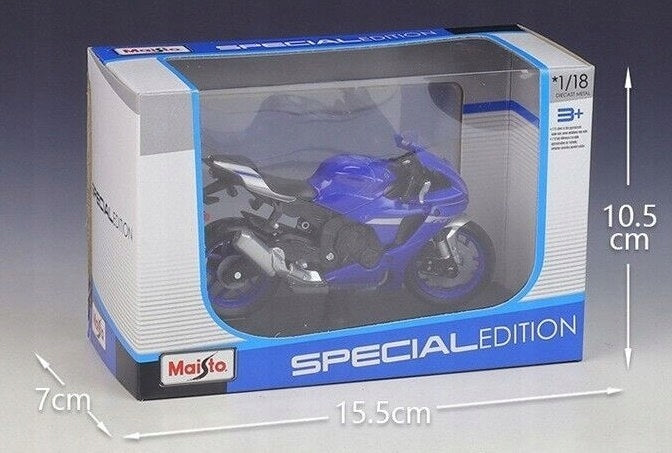 YAMAHA YZF-R1 2021 model on stand 1:18 Maisto Manufacturer code 44156741