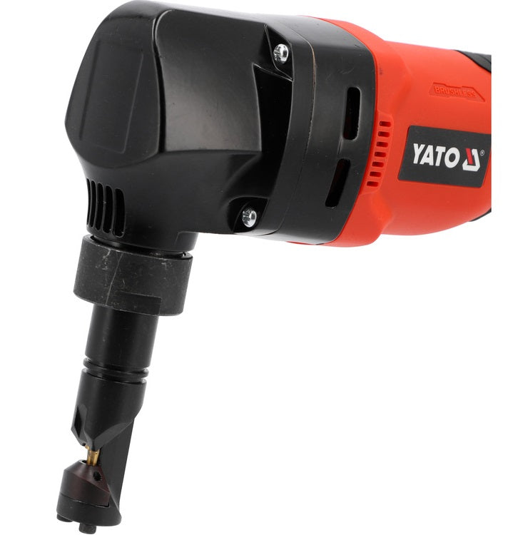 YATO 18V CORDLESS SHEET METAL SHEARS WITH 4AH BATTERY AND YT-82398 CHARGER Brand Yato