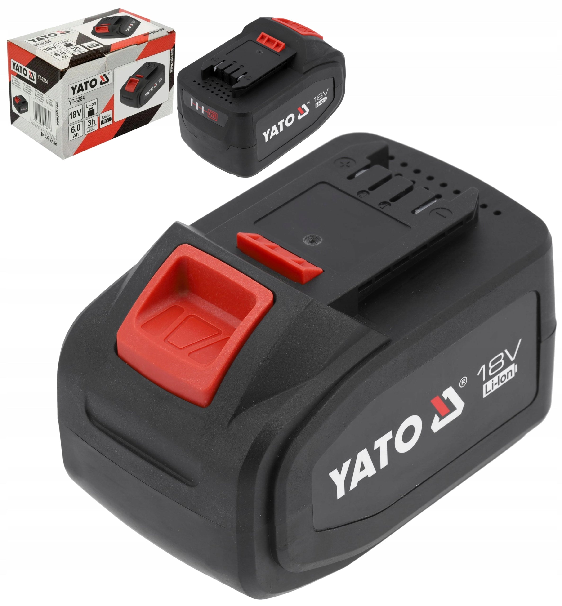 YATO BATTERY 18V LI-ION 6,0AH 6Ah BATTERY CHARGER TOOLS 18V FAST Manufacturer code YT-828464