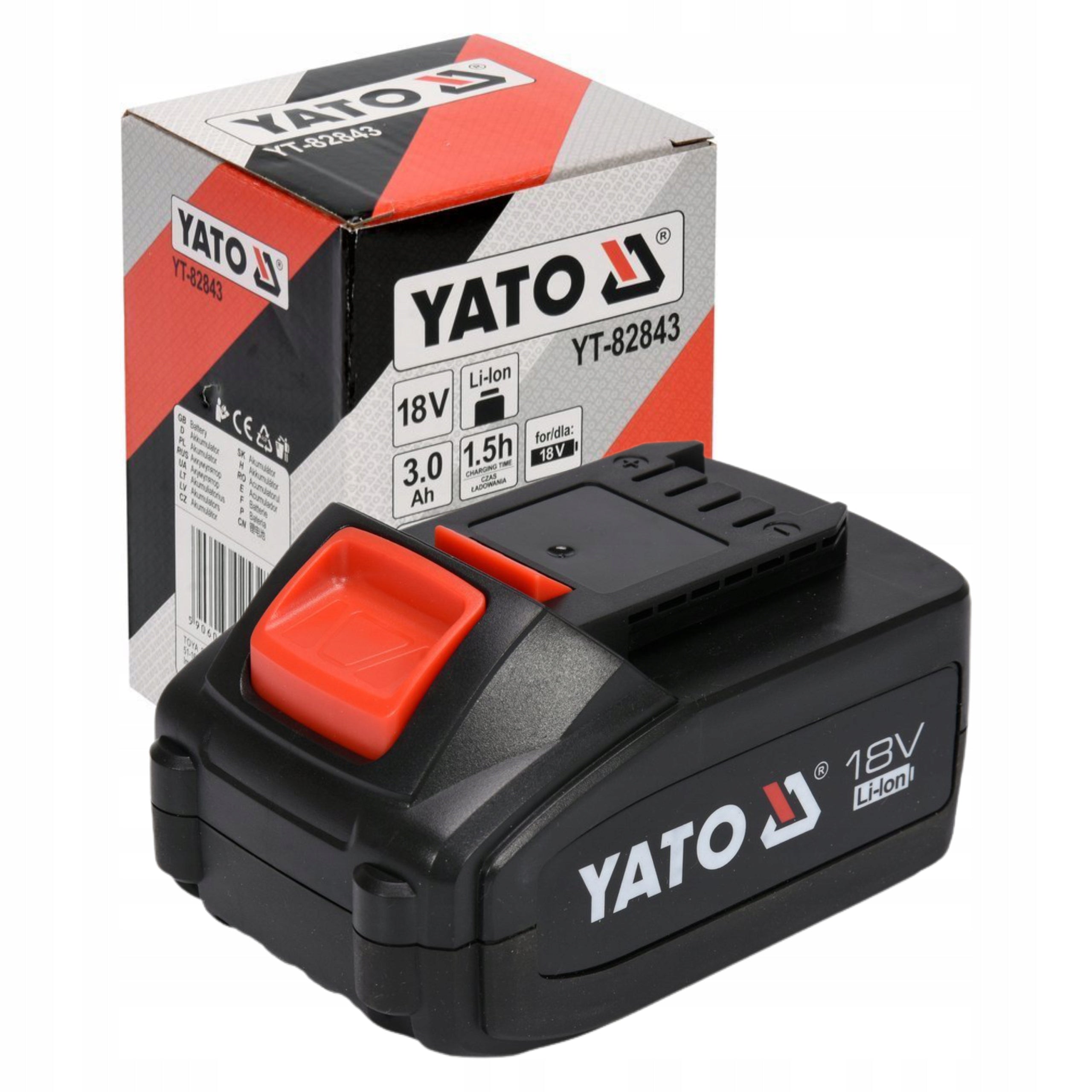 YATO BATTERY LI-ION 3,0Ah 18V BATTERY FOR YATO 18V YT-82843 TOOLS