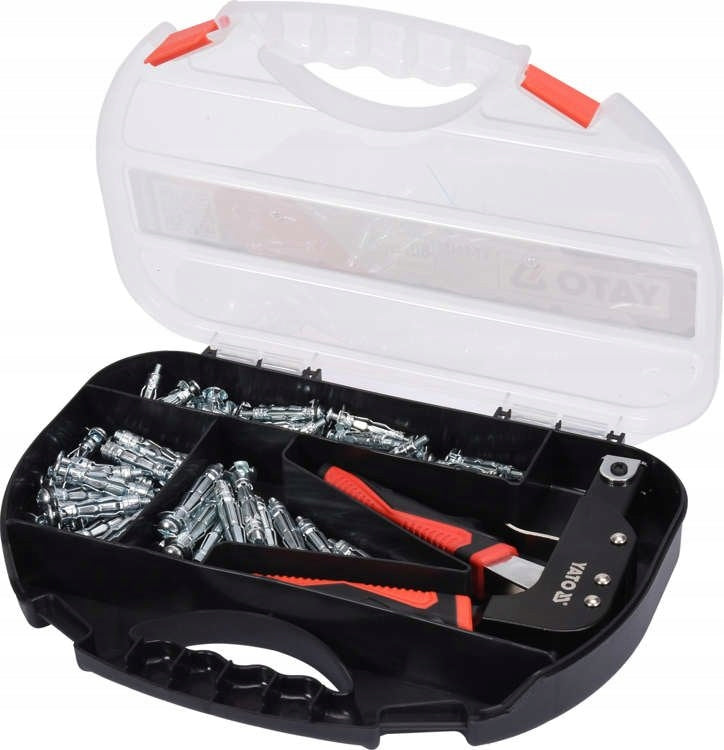 YATO CRIMPER PLIERS FOR MOLLY DOWELS + 60 DOWELS YATO YT-51451 EAN (GTIN) 0651637257307