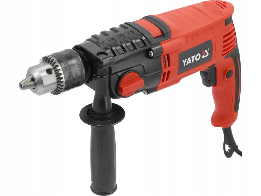 YATO ELECTRIC IMPACT DRILL 1200W WITH HANDLE 16MM II GEARS YT-82045 Brand Yato