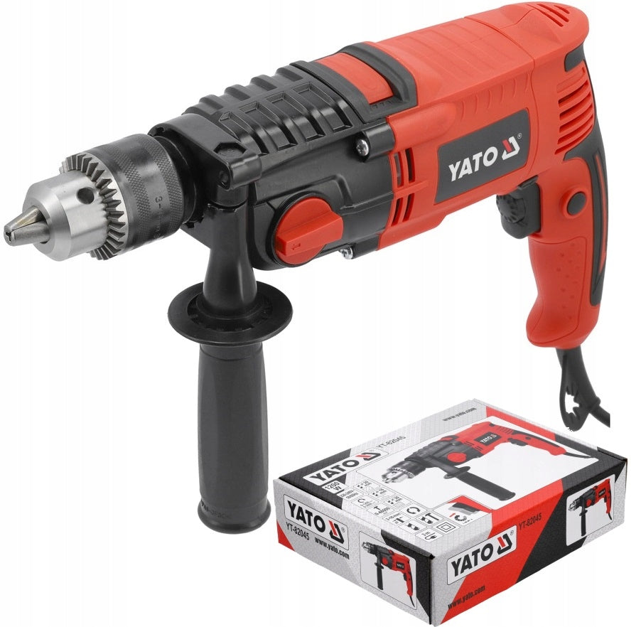 YATO ELECTRIC IMPACT DRILL 1200W WITH HANDLE 16MM II GEARS YT-82045