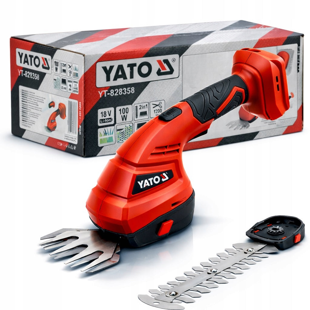 YATO GRASS AND HEDGE TRIMMER CORDLESS 18V TRIMMER COMPACT BODY Manufacturer code YT_YT-828358