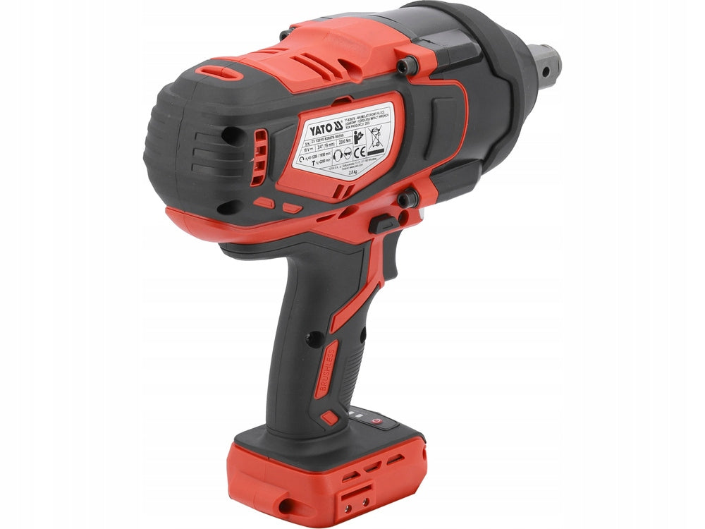 YATO IMPACT WRENCH 3/4'' 2000NM 18V YT-828076 Brand Yato