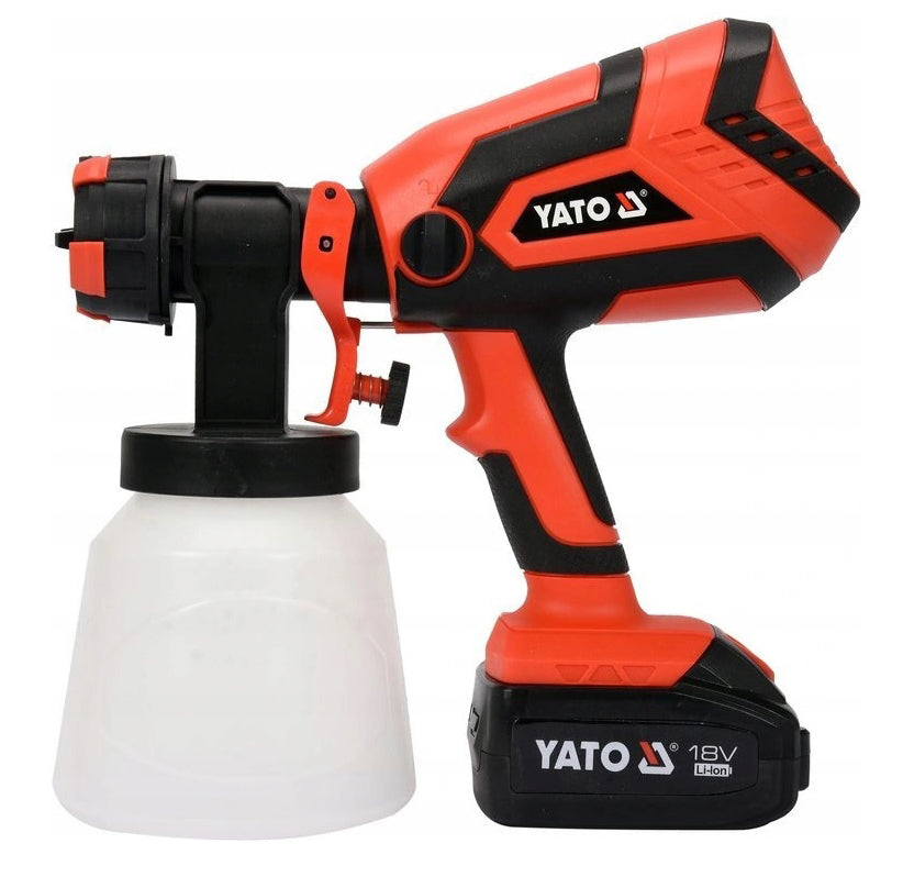 YATO PAINT GUN FOR PAINTING BATTERY 18V BATTERY 4AH Manufacturer code YT-82765 YATO