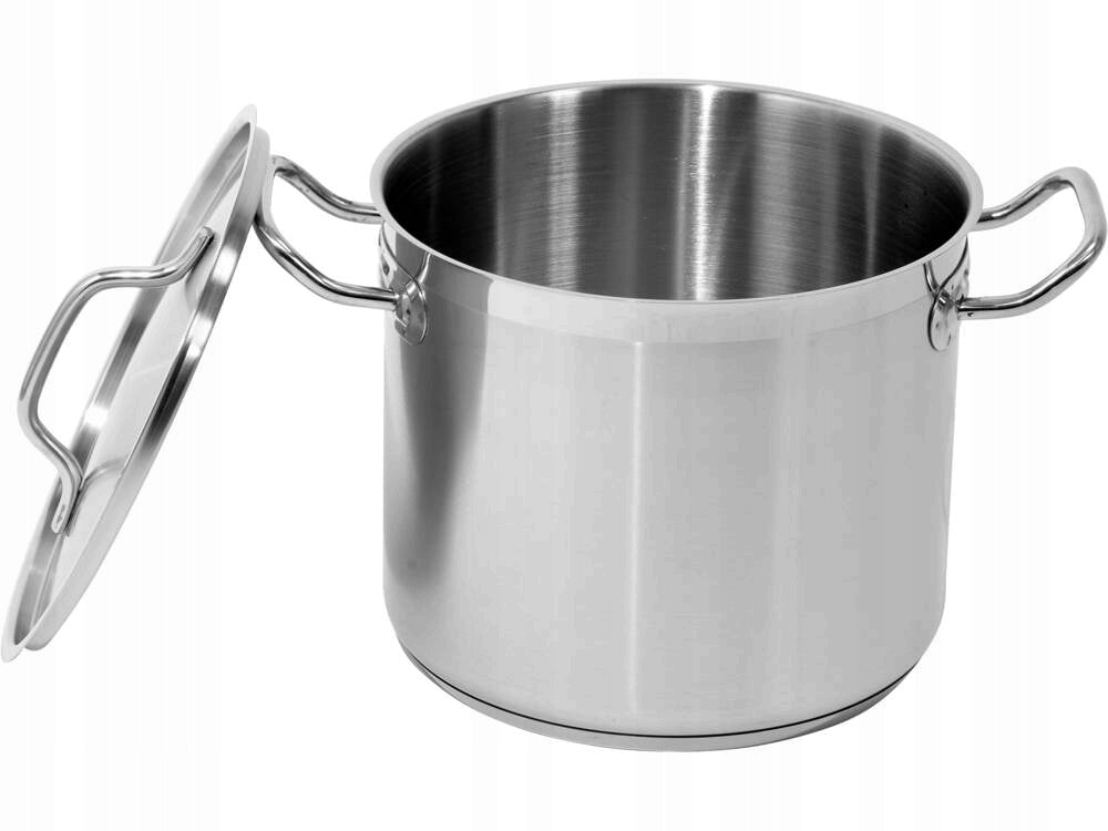 YATO POT HIGH INDUCTION GAS STAINLESS STEEL 24X20CM 9L WITH INOX COVER Manufacturer code YT_YG-00003