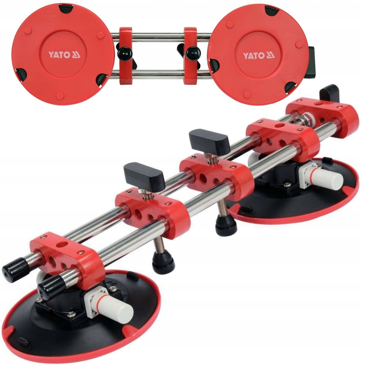 YATO SUCTION CUPS POSITIONING PLATE GLAZE 150mm