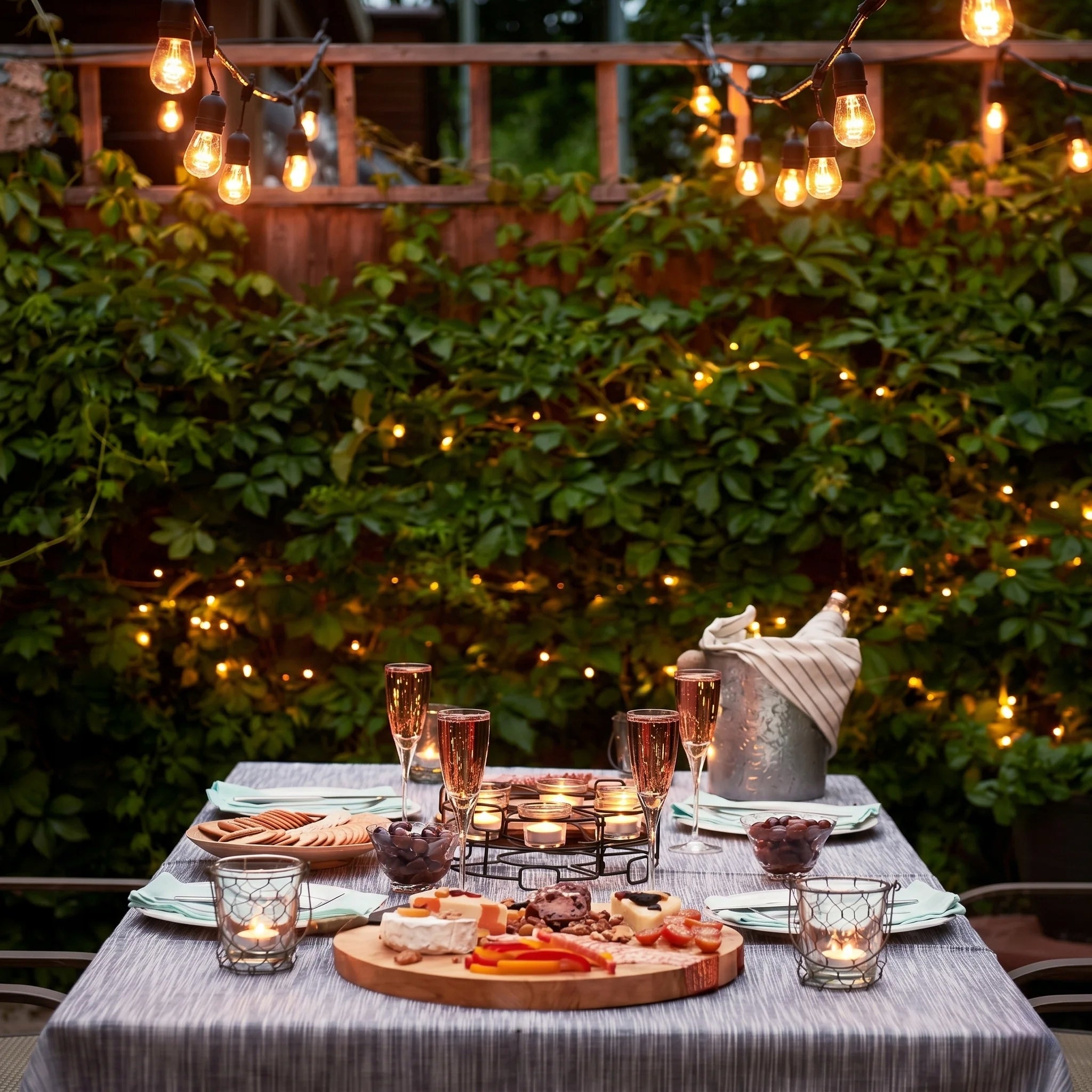 YEAR-ROUND GARDEN GARLAND LIGHT 30m 30x LED BULB E27 WATERPROOF Number of light points 21 - 30