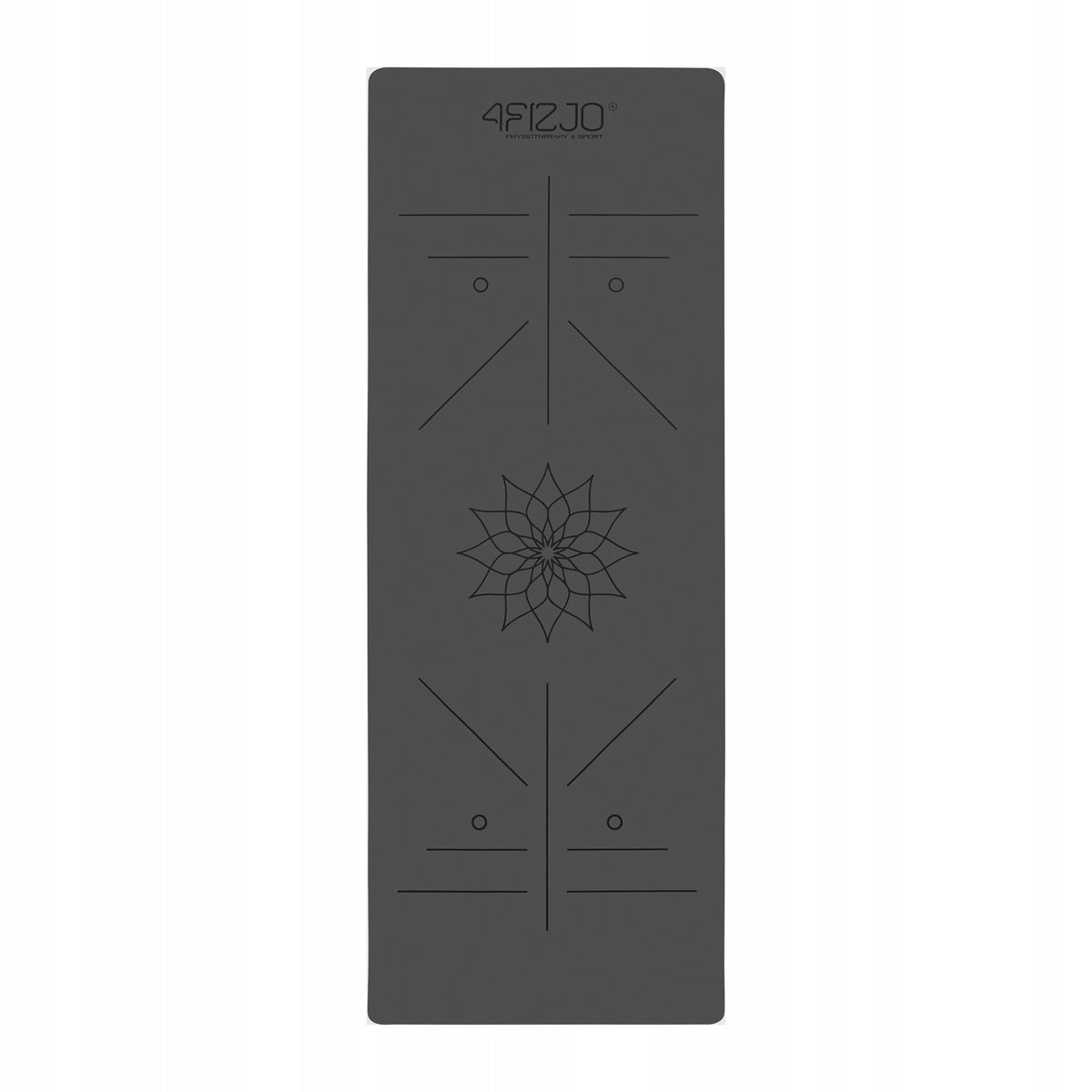 YOGA EXERCISE MAT FITNESS RUBBER NON-SLIP 4FIZJO PREMIUM NEW Manufacturer code PU01