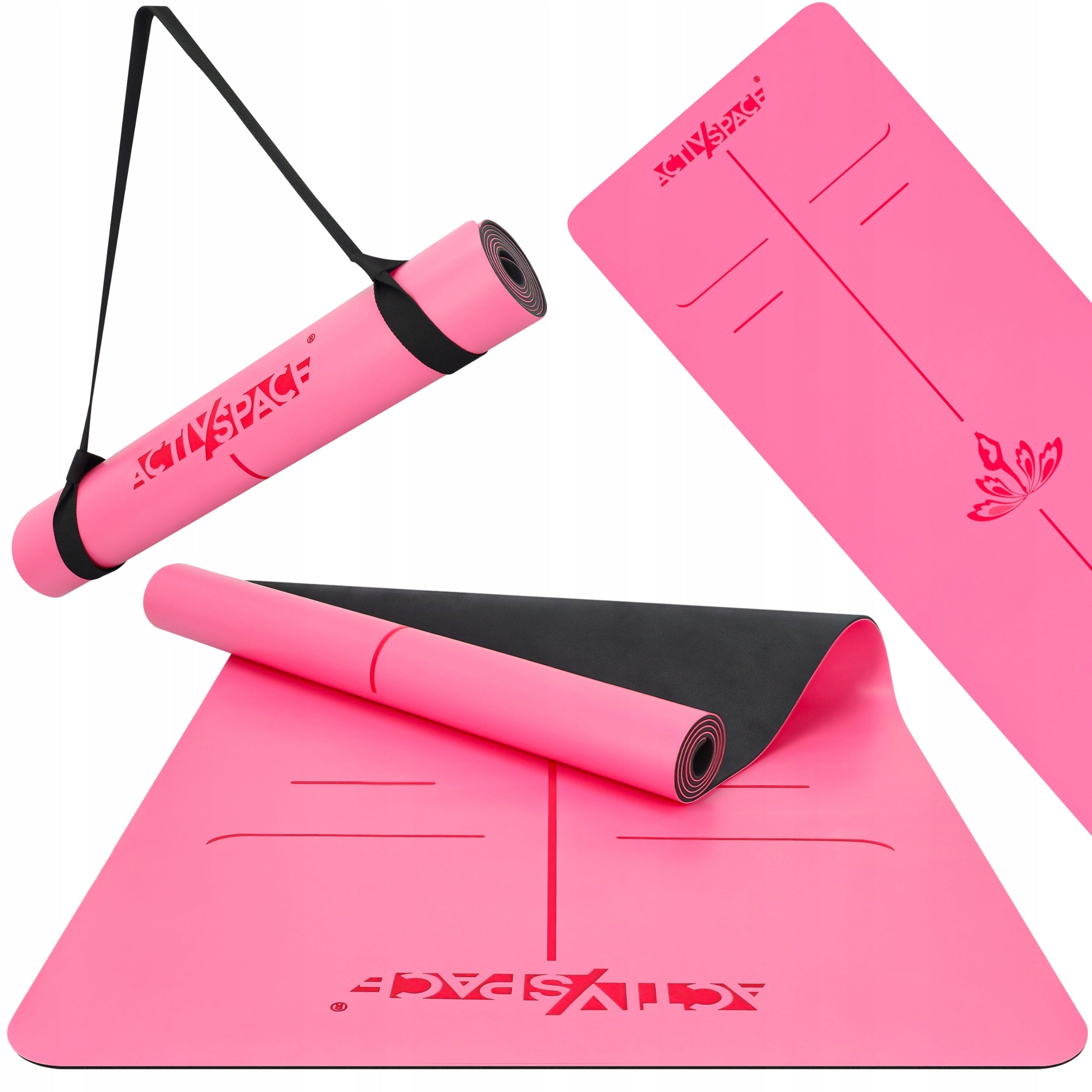 YOGA EXERCISE MAT FITNESS RUBBER NON-SLIP MAT PREMIUM PRO