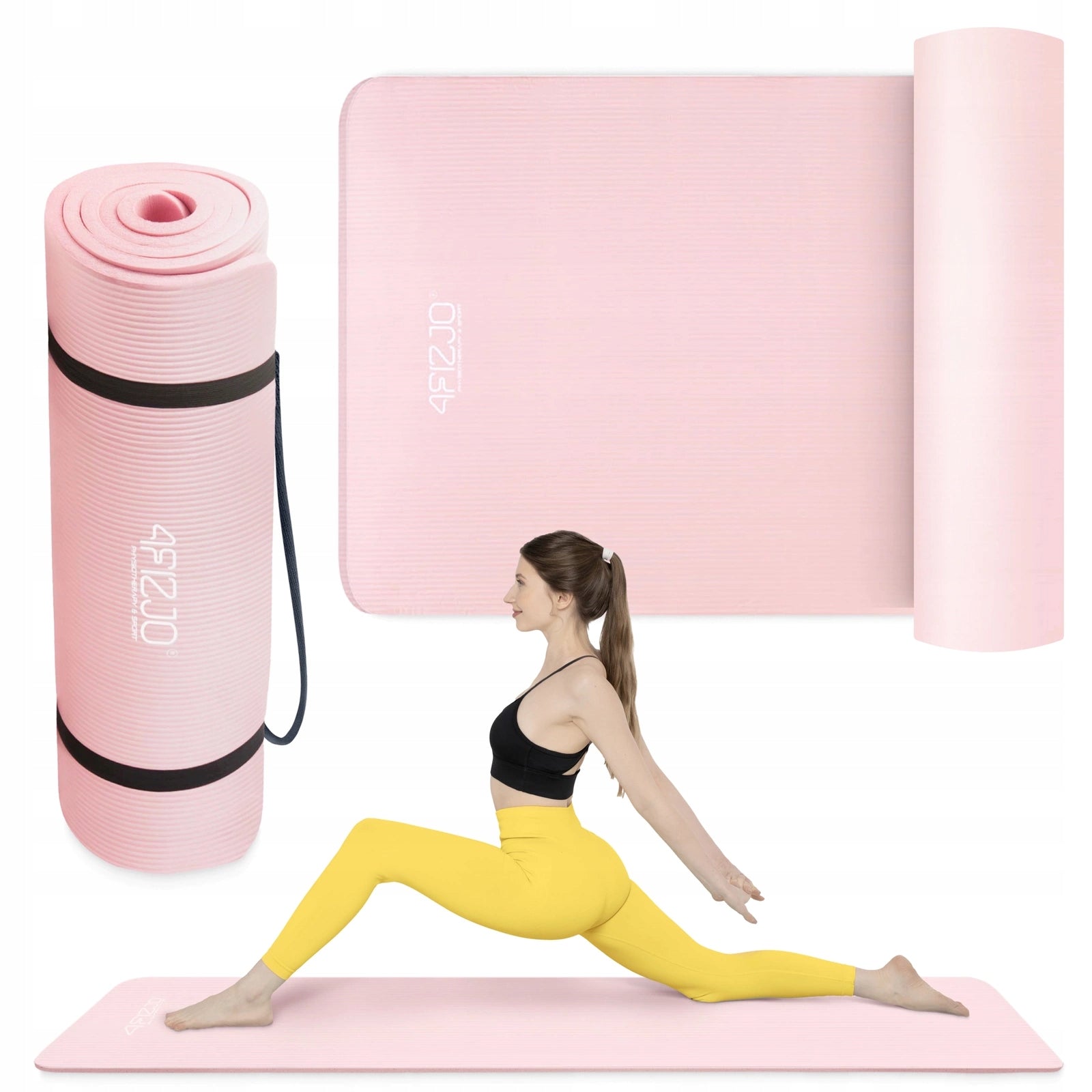 YOGA EXERCISE MAT GYMNASTIC MAT THICK NBR NON-SLIP 1,5 CM