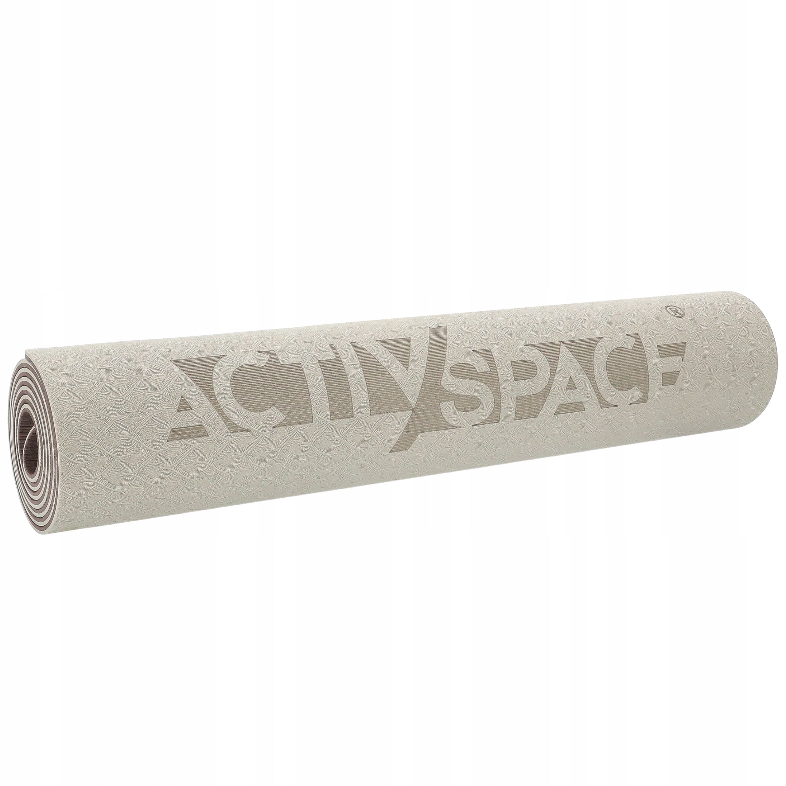 YOGA FITNESS EXERCISE MAT DOUBLE SIDED NON-SLIP SOFT + 6MM HANDLE Brand Activ/Space