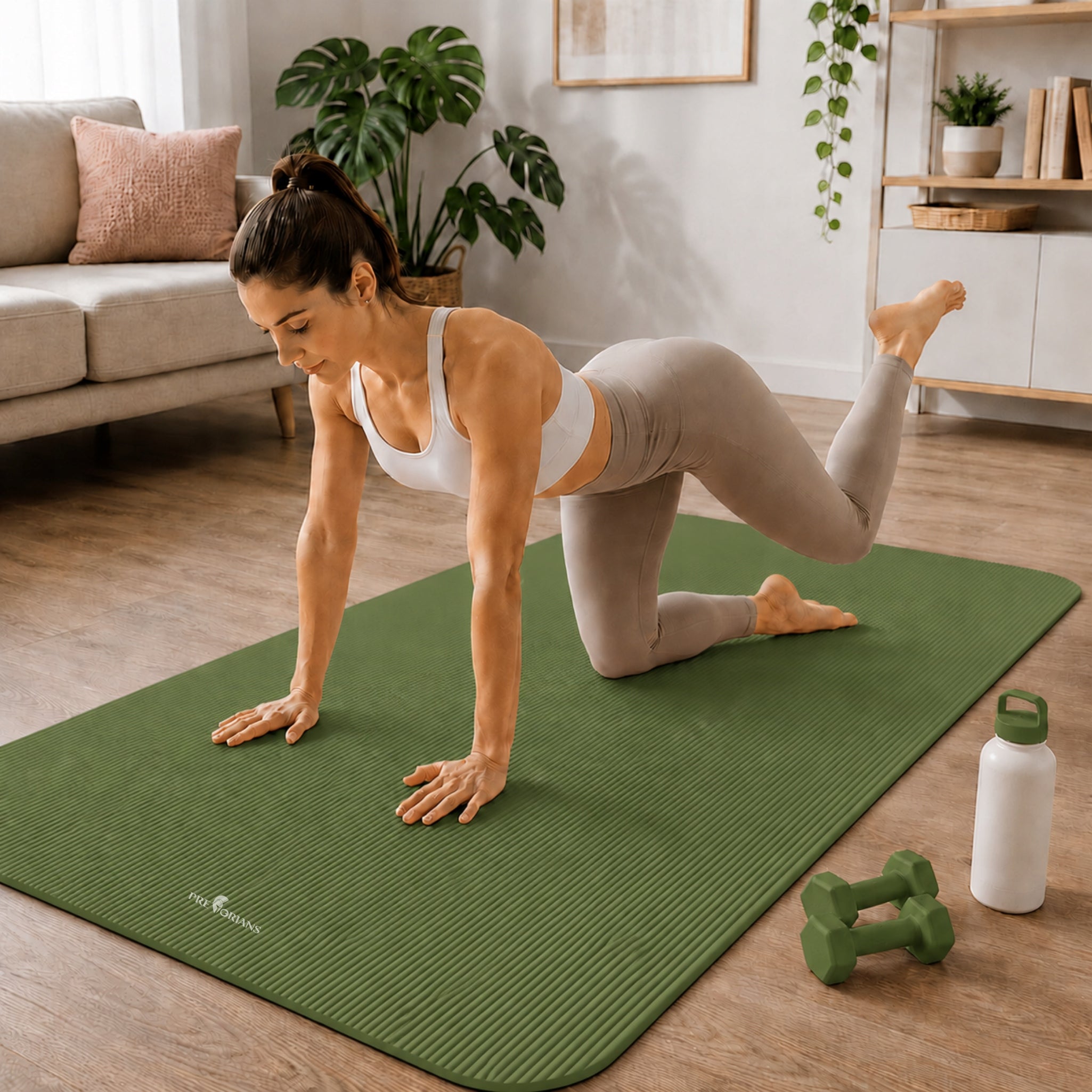 YOGA FITNESS EXERCISE MAT THICK NON-SLIP NBR GYMNASTIC 190 CM Packaging status original