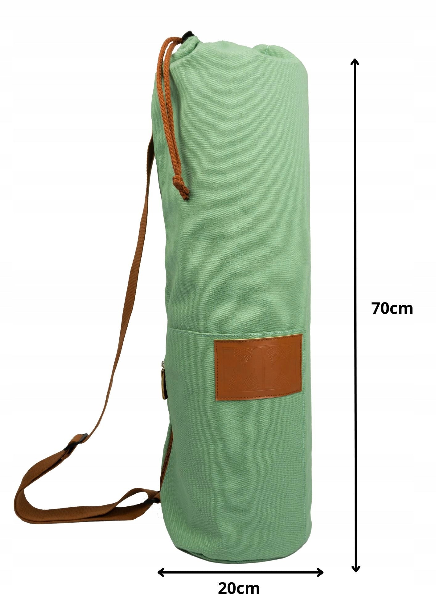 YOGA MAT COVER YOGA BAG SAGE MINT 70x20cm MELLOW WAYS Manufacturer code MW03MBAG-M