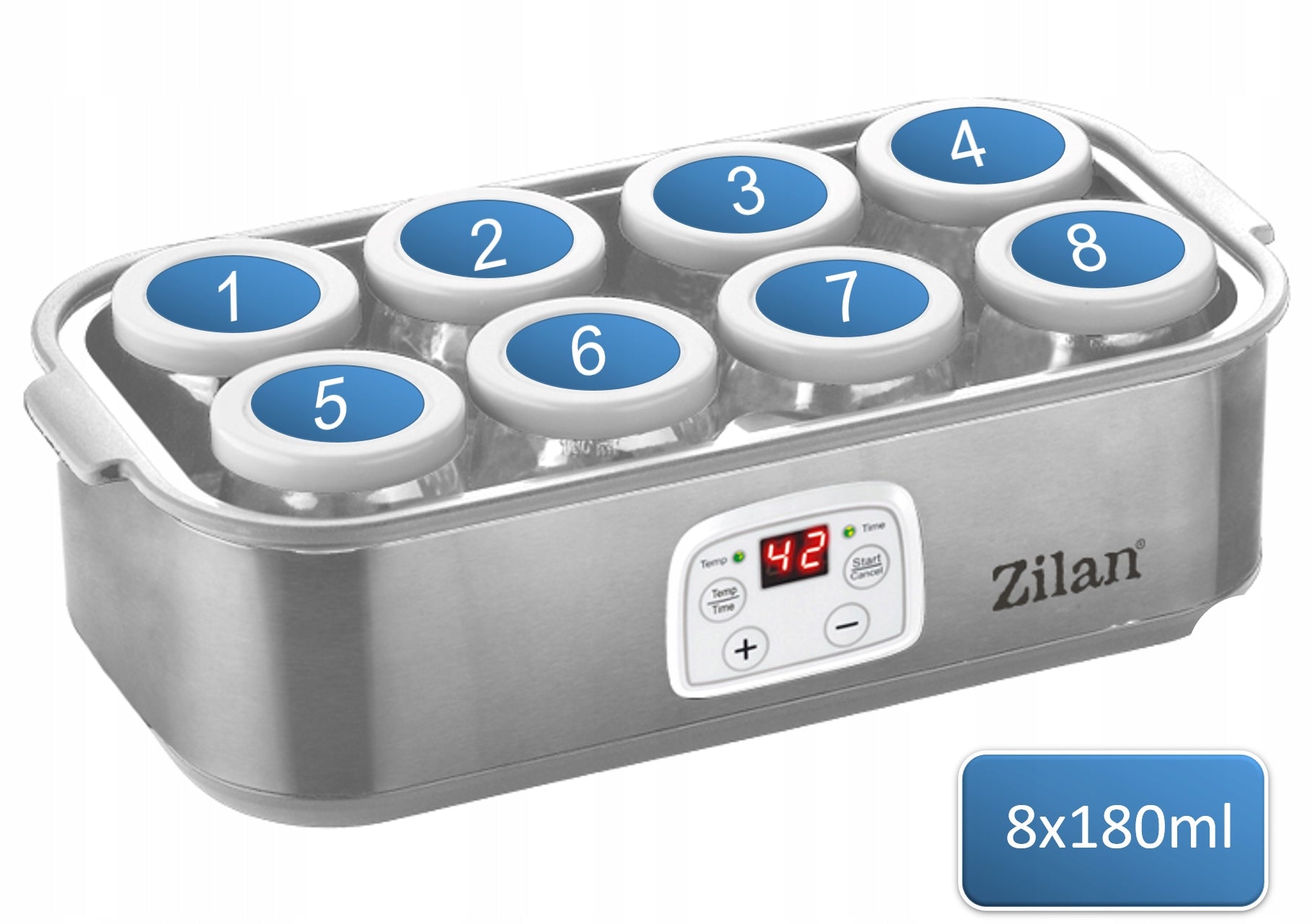 YOGURT MACHINE, TIMER, AUTOMATIC, 1440ML /8x180ML/ Manufacturer code ZLN6104