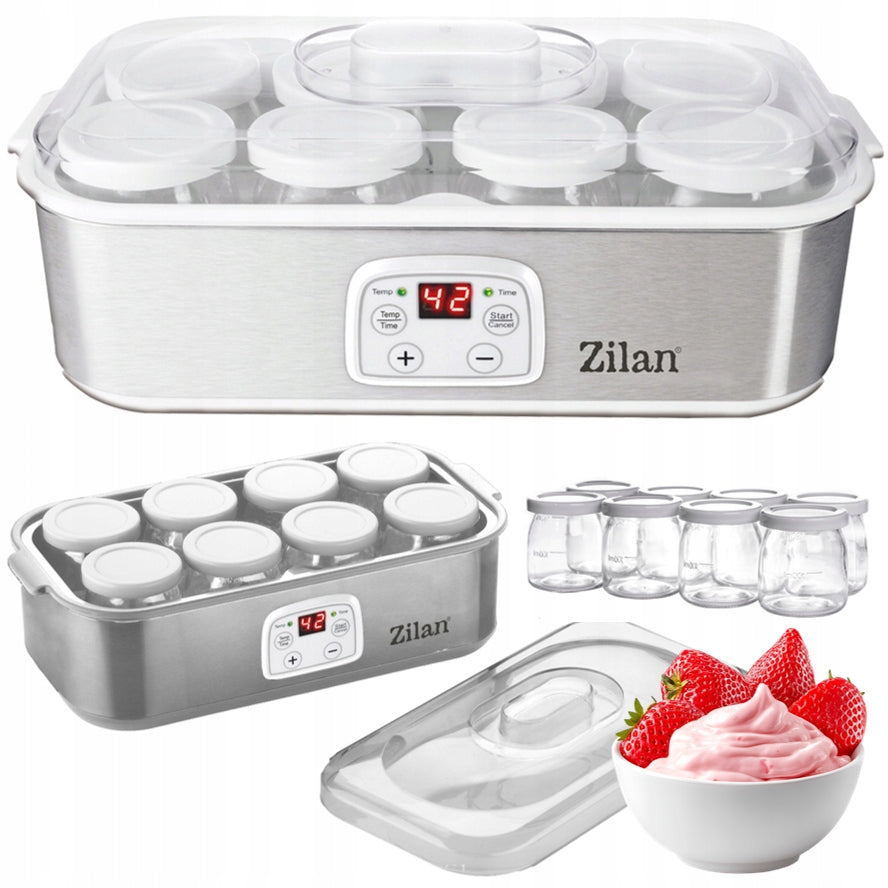 YOGURT MACHINE, TIMER, AUTOMATIC, 1440ML /8x180ML/