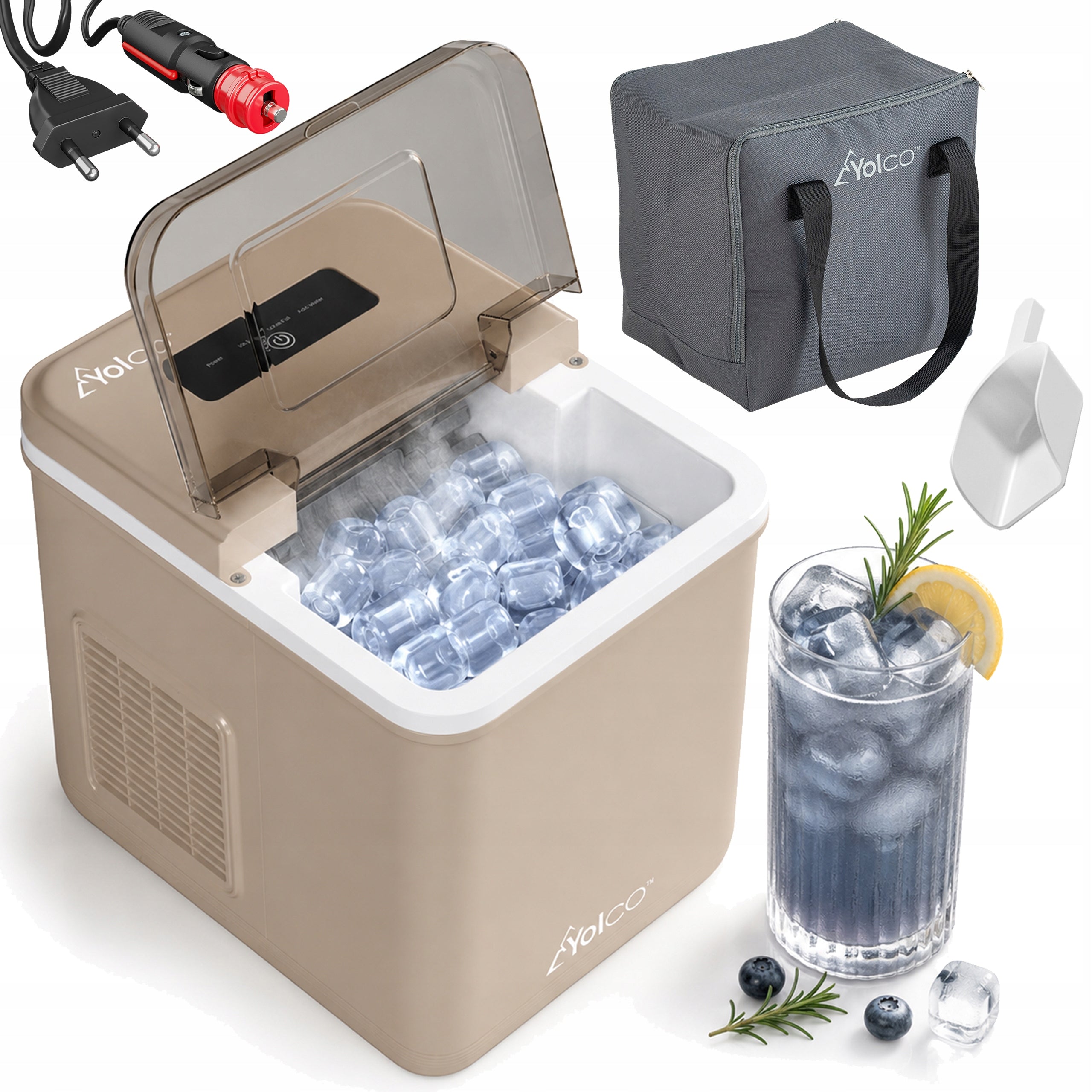 YOLCO ICM1 SAND ICE MAKER FOR CAMPING MOTORHOME EFFICIENT QUIET 10kg