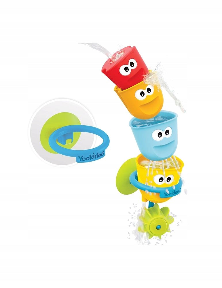 YOOKIDOO Bath Toy Bathtub Colorful Cups Fun Manufacturer code 40161/40261