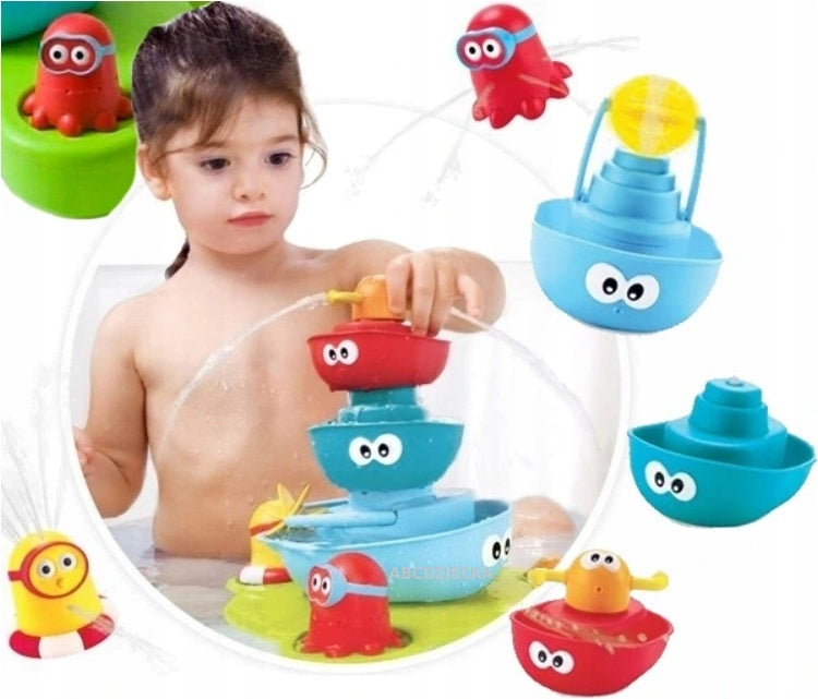 YOOKIDOO FOUNTAIN WITH BATH BOATS 40115