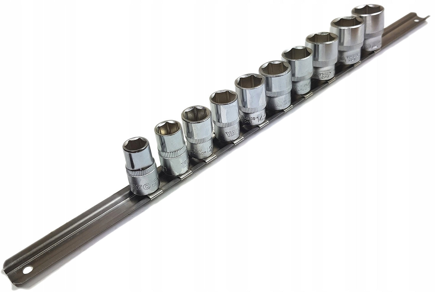 YT-A00047 YATO SOCKET SET SHORT 3/8" 10-19MM