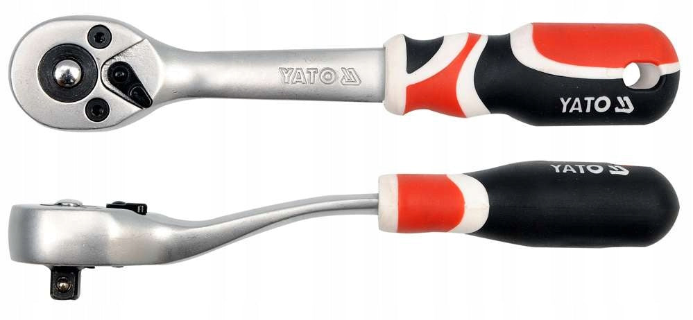 YT-A00103 BENT RATCHET 1/2" 3/8" 1/4" YATO SET - 3 PIECES Brand Yato