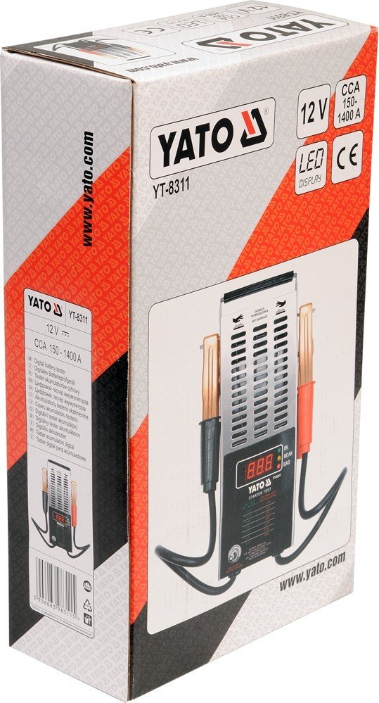 Yato YT-8311 12V Digital Battery Tester Brand Yato