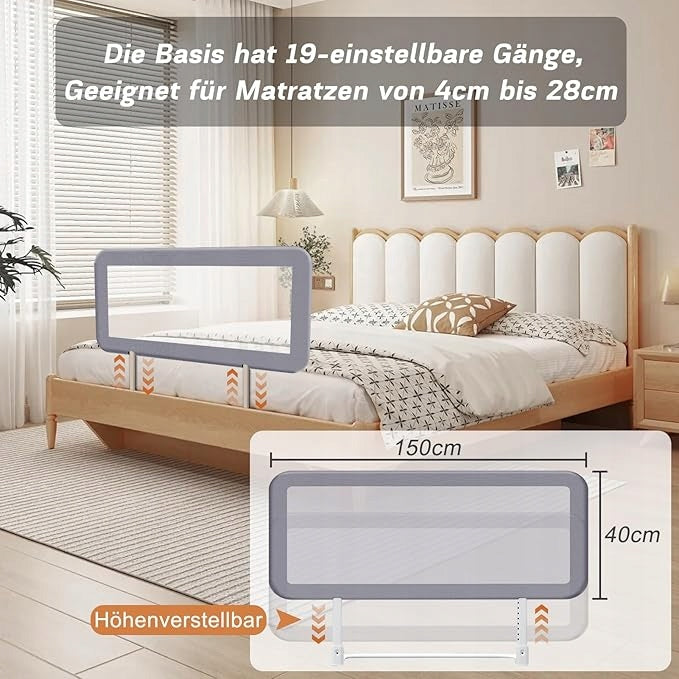 Yikanwen Portable protective grille for bed 150 x 40 cm Brand Yikanwen