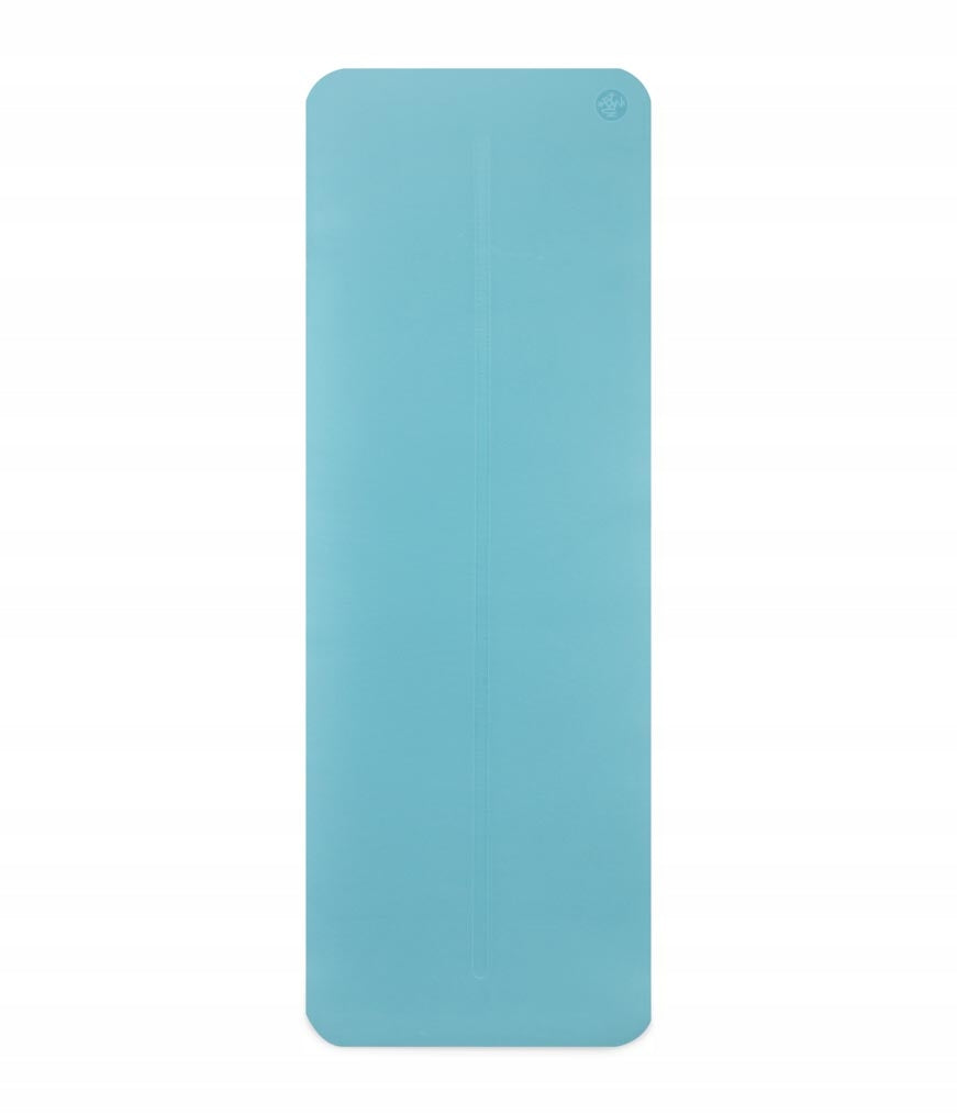 Yoga Exercise Mat Manduka Begin 5mm TPE - Blue Lotus Thunder Double Sided