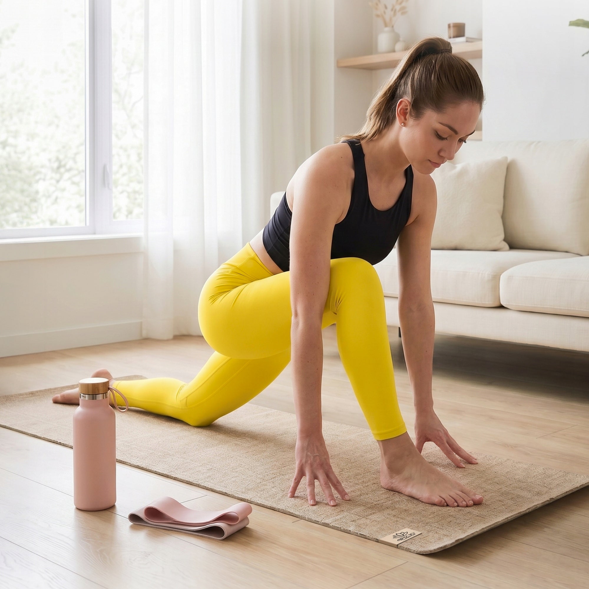 Yoga Exercise Mat Non-Slip Gymnastic Training 6mm Fitness Packaging status original