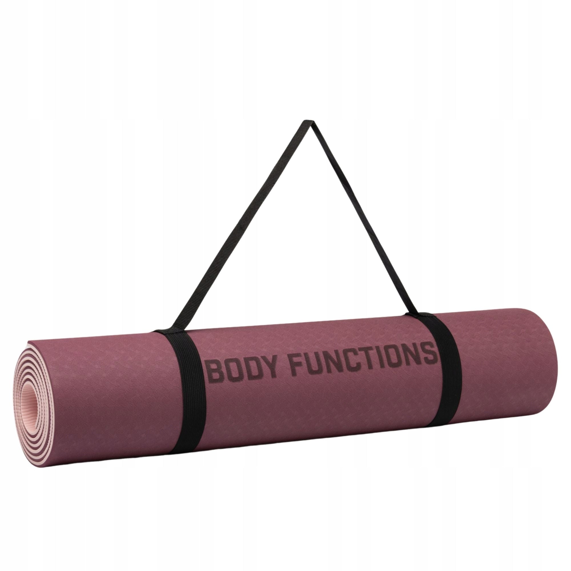 Yoga Mat Rubber NON-SLIP Travel LIGHTWEIGHT 6 mm Body Functions EAN (GTIN) 5905054103200