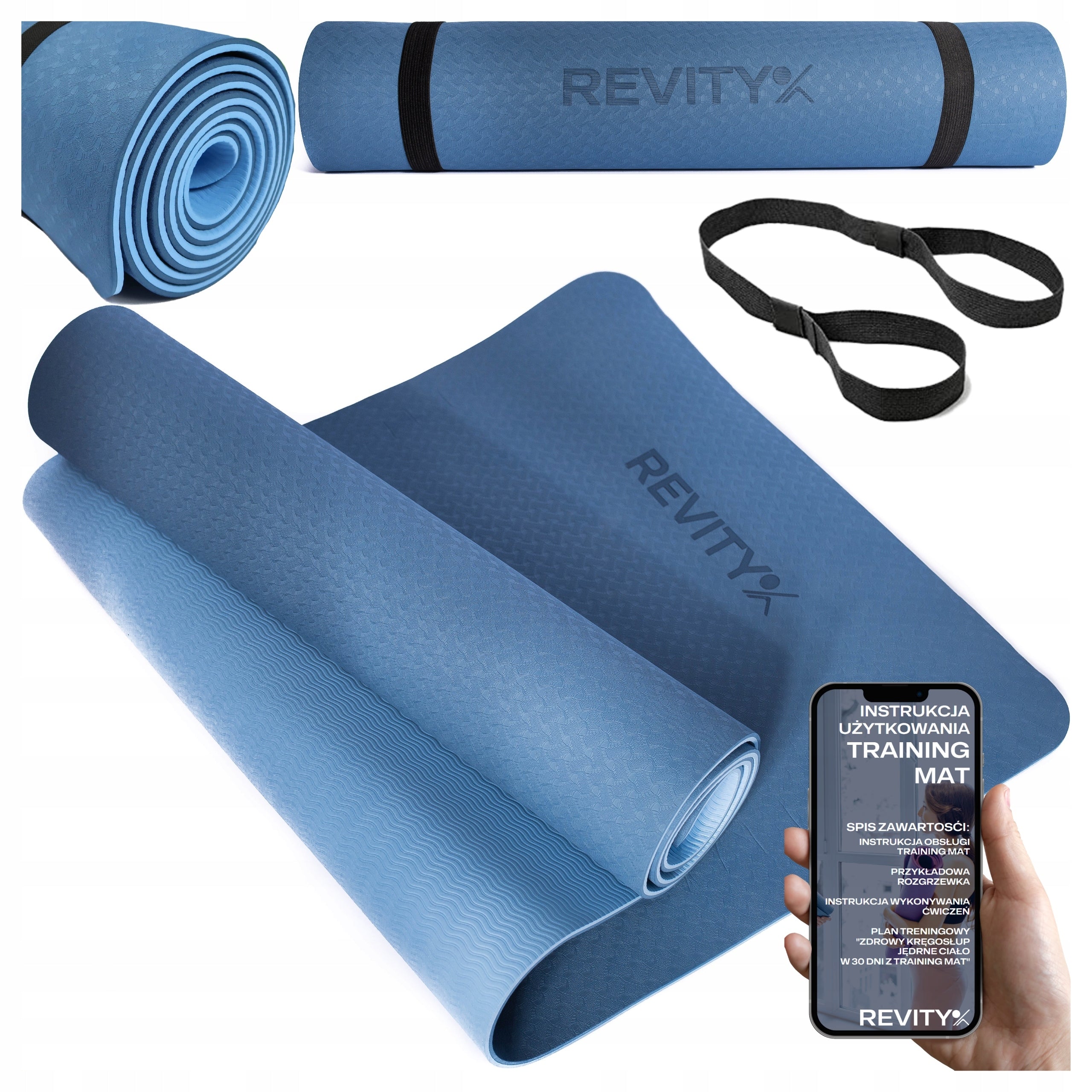 Yoga Mat Thick Non-SLIP DURABLE Fitness Gymnastic Crossfit