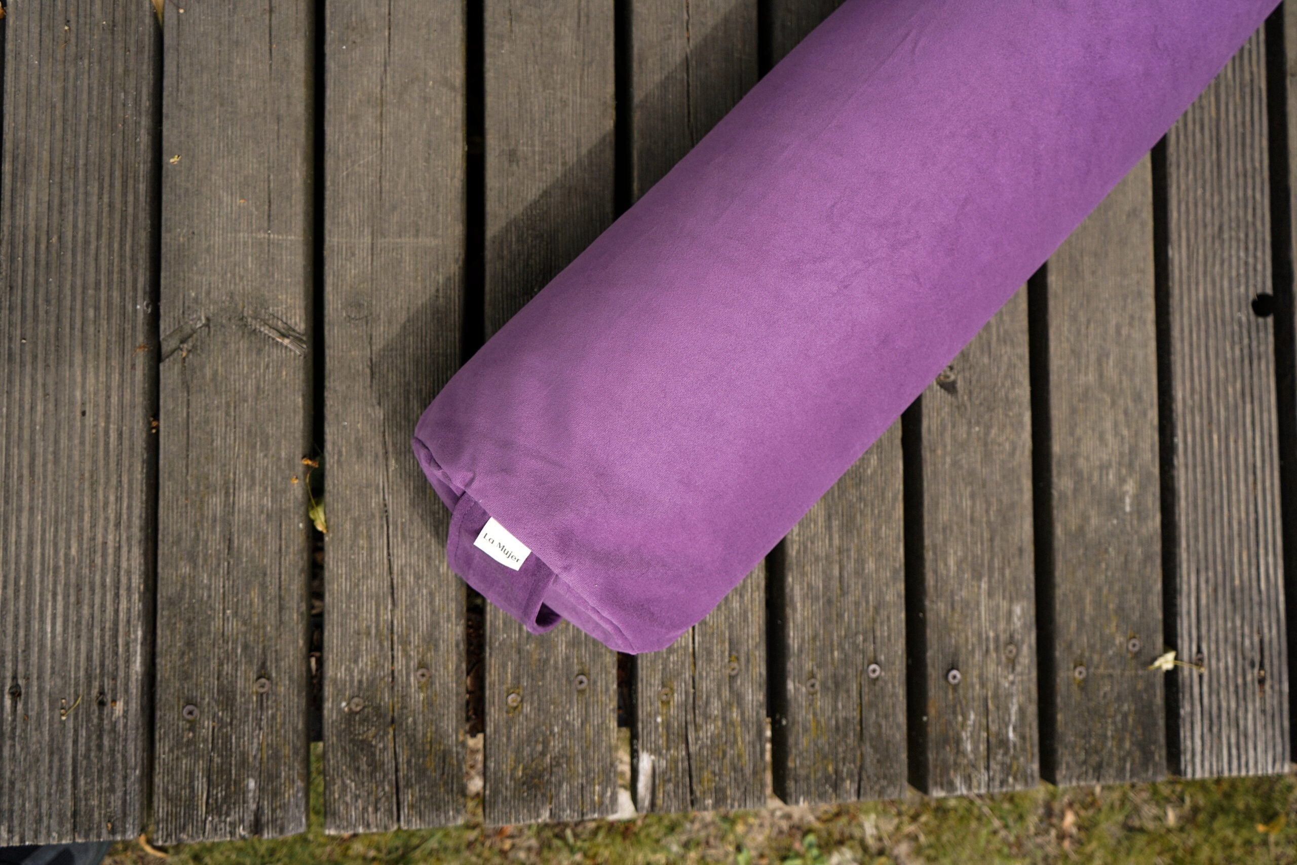 Yoga Roller Reinforcement with Buckwheat Scale Velvet Purple Brand no brand