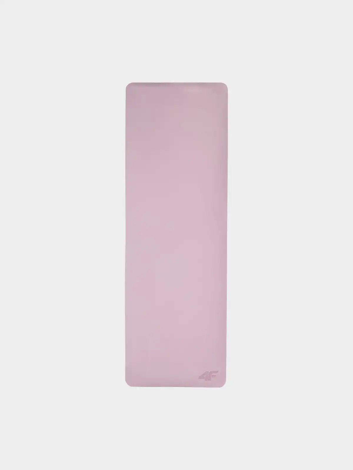 Yoga mat 4F 4 mm non-slip 183x61 cm pink