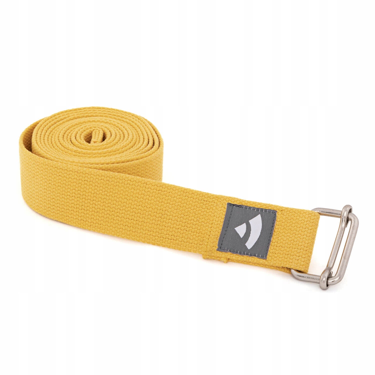 Yoga strap Bodhi Asana belt 2,5m - yellow 100% natural cotton