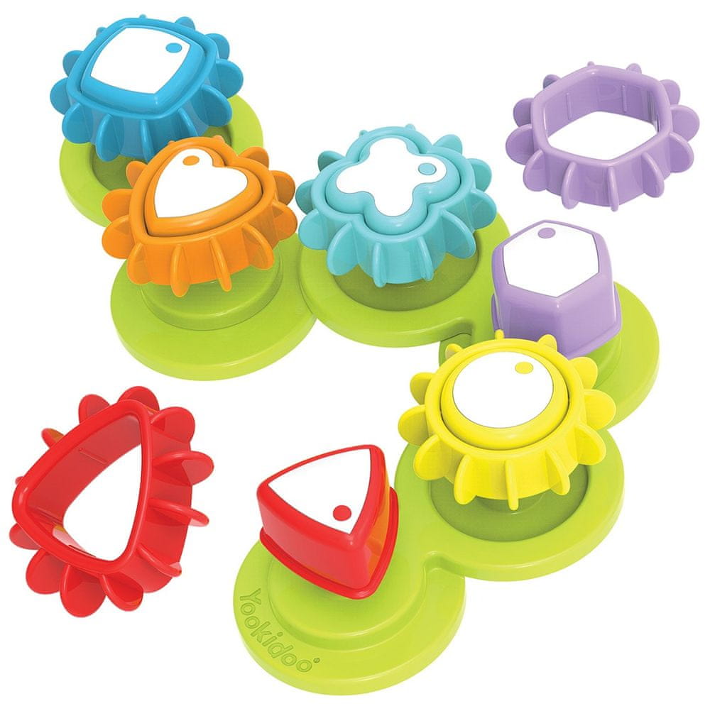 Yookidoo shape sorter with moving cogs