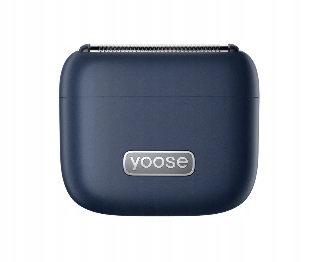 Yoose Mini 5 shaver, electric razor for men, IPX7, USB-C, blue