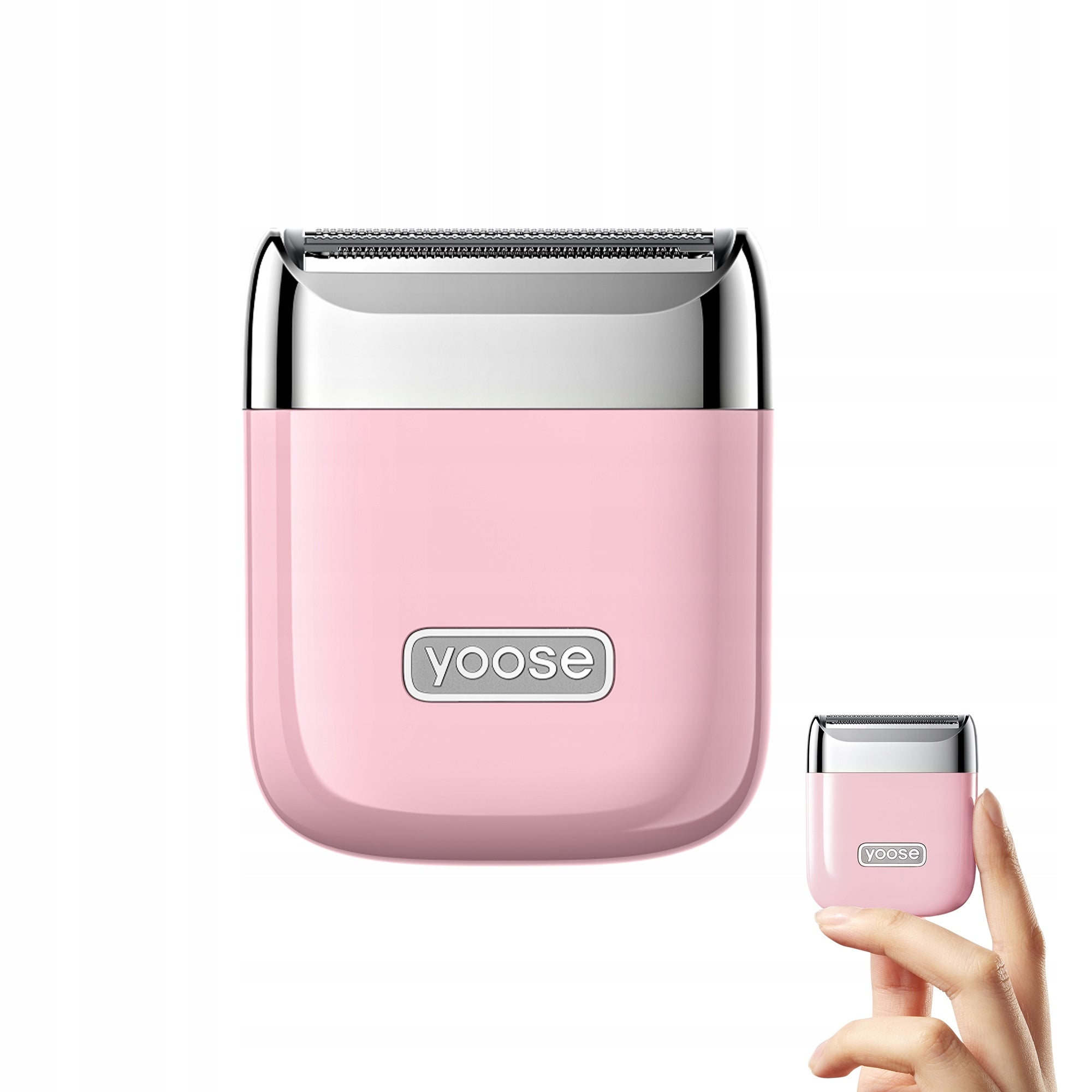 Yoose Women's Nano Electric Shaver, IPX7, Travel, Pink Packaging status original