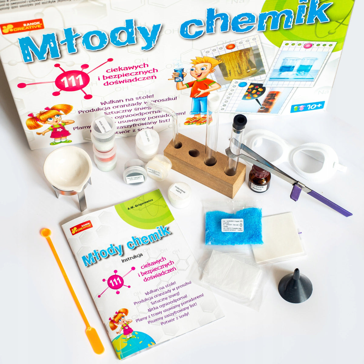 Young Chemist Scientific Set Chemical Experiments Experiences for Children Packaging status original
