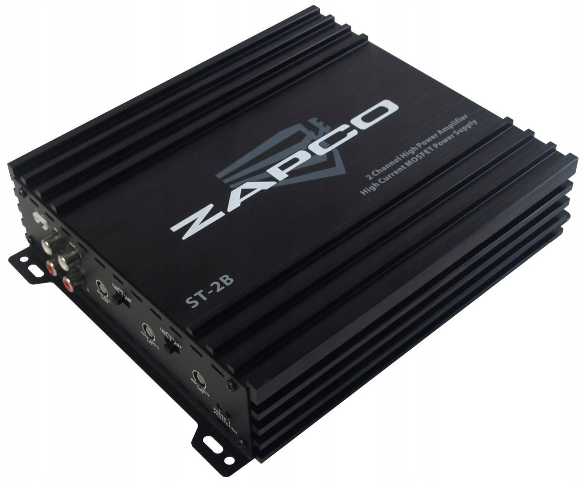 ZAPCO ST-2B - 2 Channel Car Amplifier 2x65/90W 1x180RMS Class AB Packaging status original