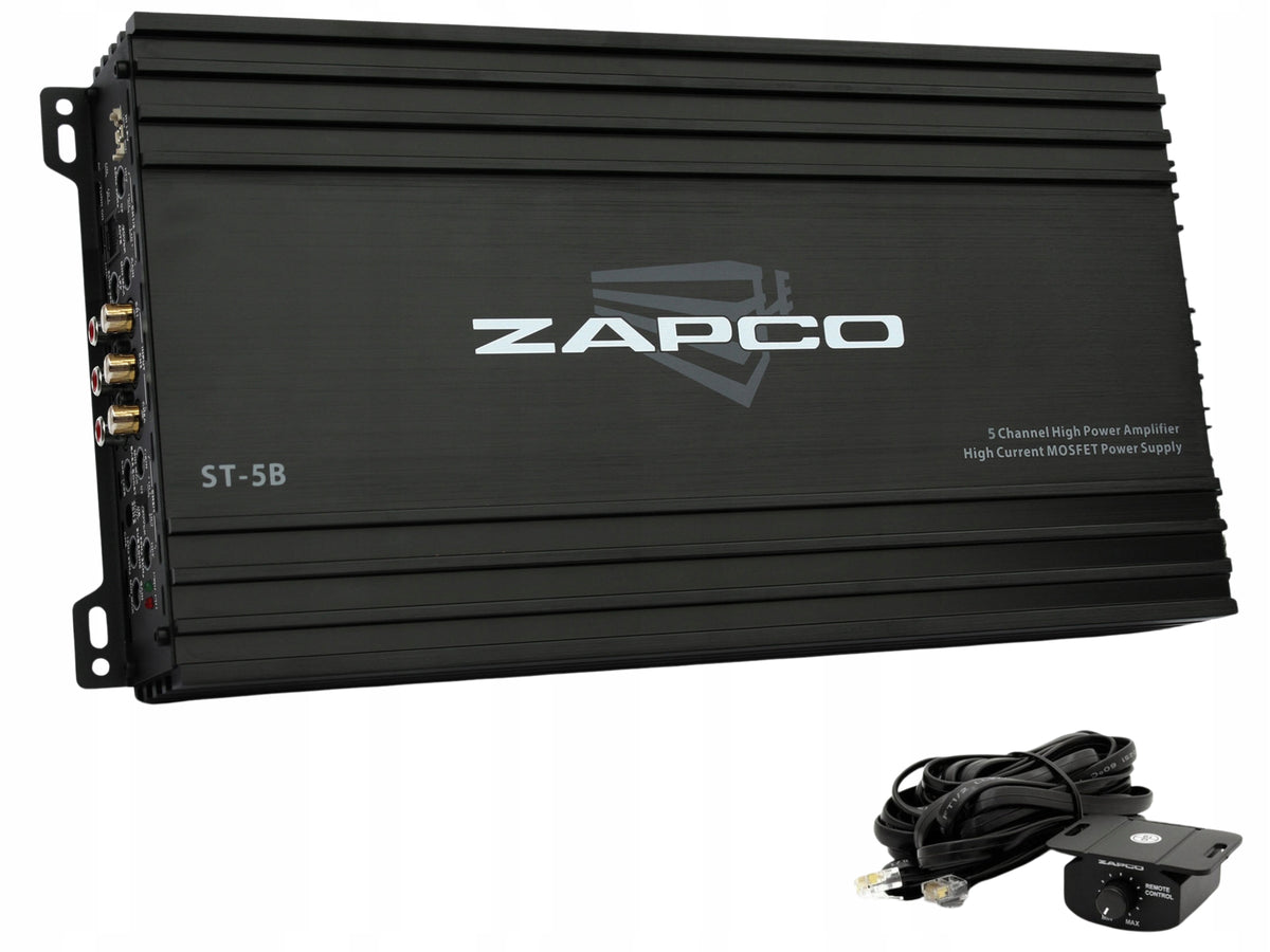 ZAPCO ST-5B Car Amplifier 5 Channel AB 4x70/100+1x250/400W PILOT