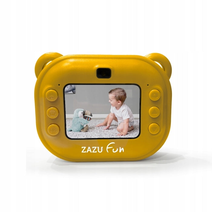 ZAZU Fun Digital Camera for Kids with Yellow Printer Manufacturer code ZA-INSTANTCAMERA-01