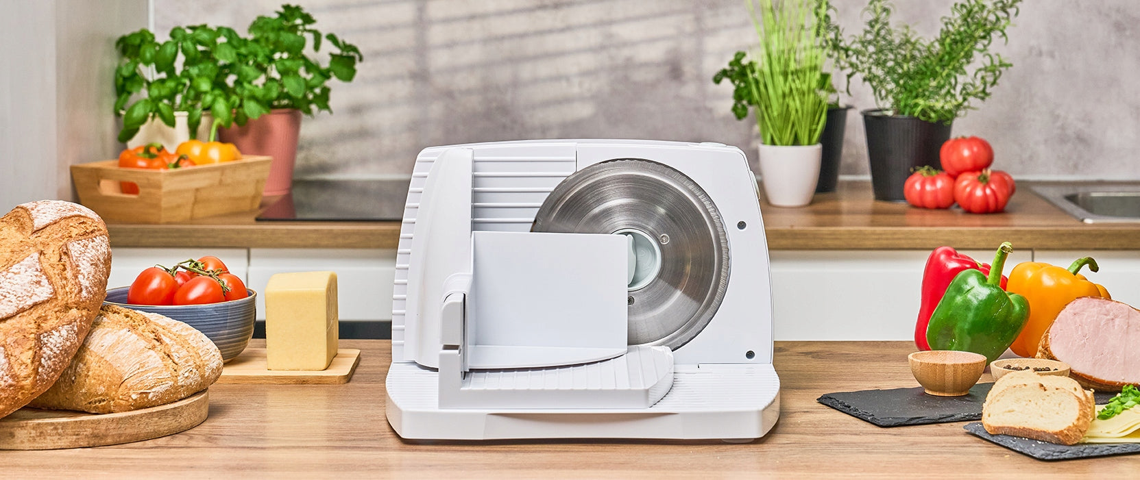 ZELMER SLICER ZFS 1017 ALICE WHITE (2 blades) 150W Brand Zelmer